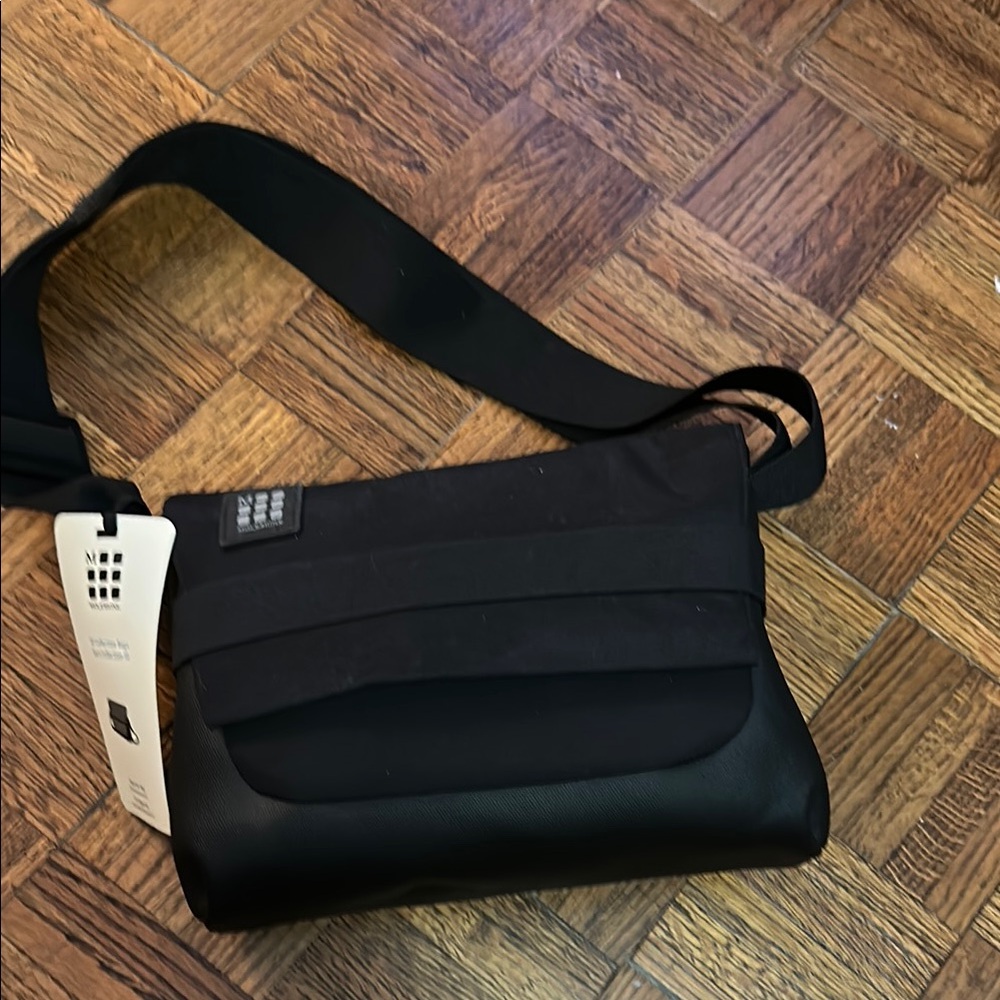 Black Crossbody Bag- Moleskine